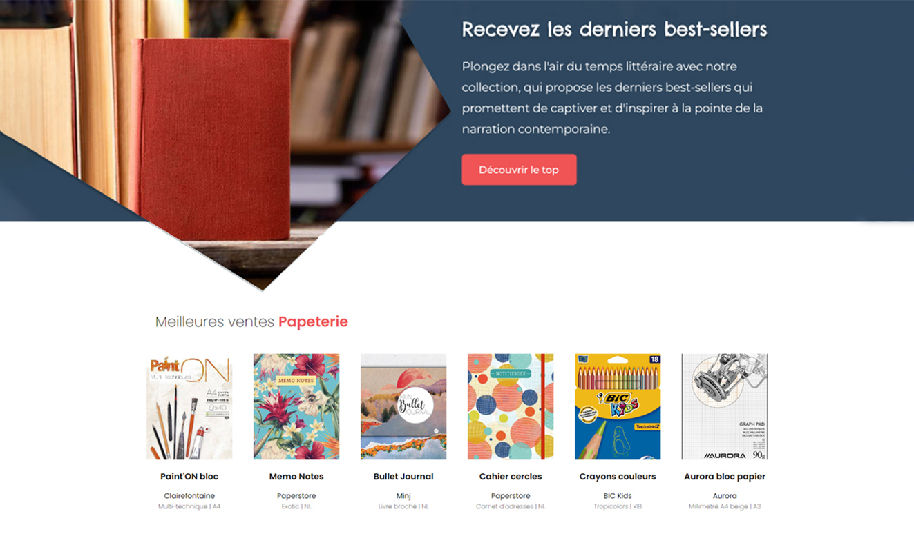Librairie Lejeune product page
